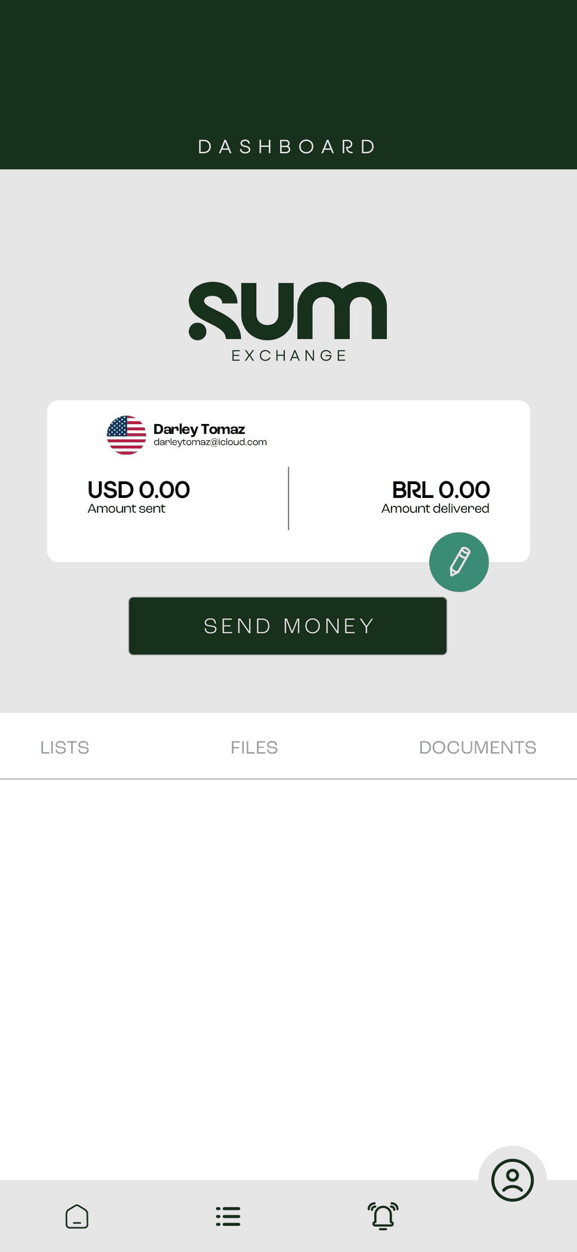 SEND US MONEY App